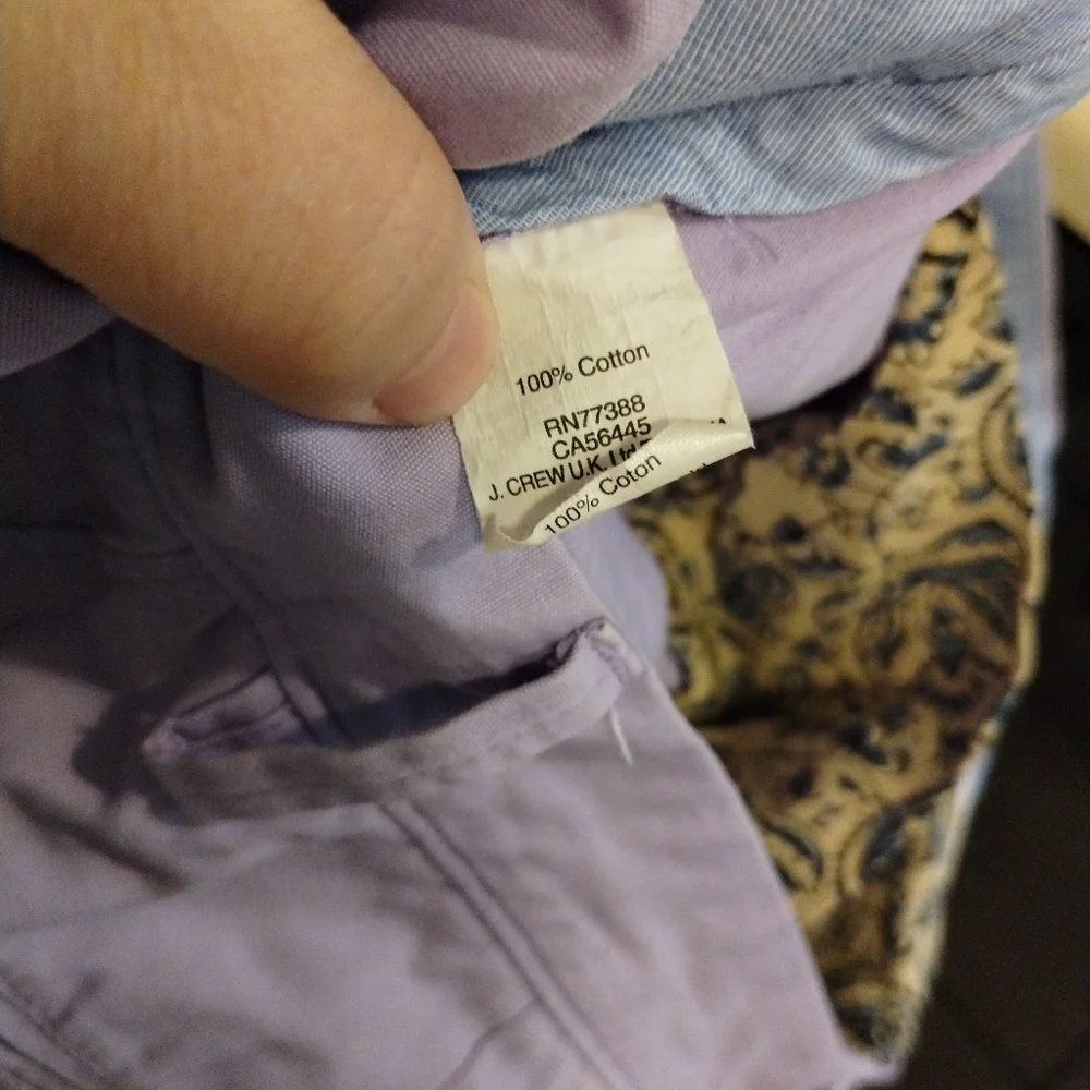 J.Crew men's‎ knee length purple shorts